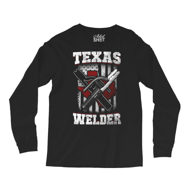 Welding Longsleeve Texas Tx Welder Pipeliner Long Sleeve Shirts | Artistshot