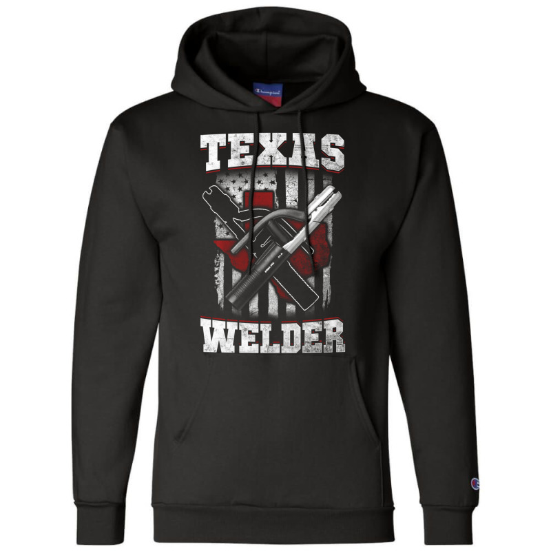 Welding Longsleeve Texas Tx Welder Pipeliner Champion Hoodie | Artistshot