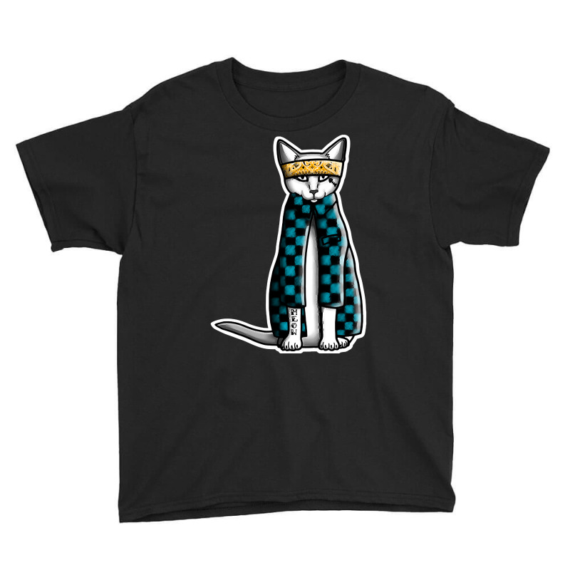 Gato Cholo - Cat With Attitude Youth Tee by Pannell Quintero | Artistshot