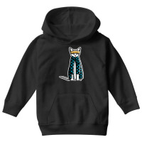 Gato Cholo - Cat With Attitude Youth Hoodie | Artistshot