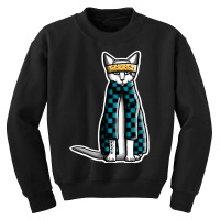 Gato Cholo - Cat With Attitude Youth Sweatshirt | Artistshot