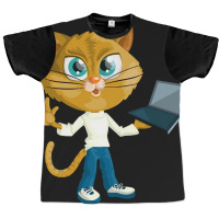 Cat-pzncj Graphic T-shirt | Artistshot