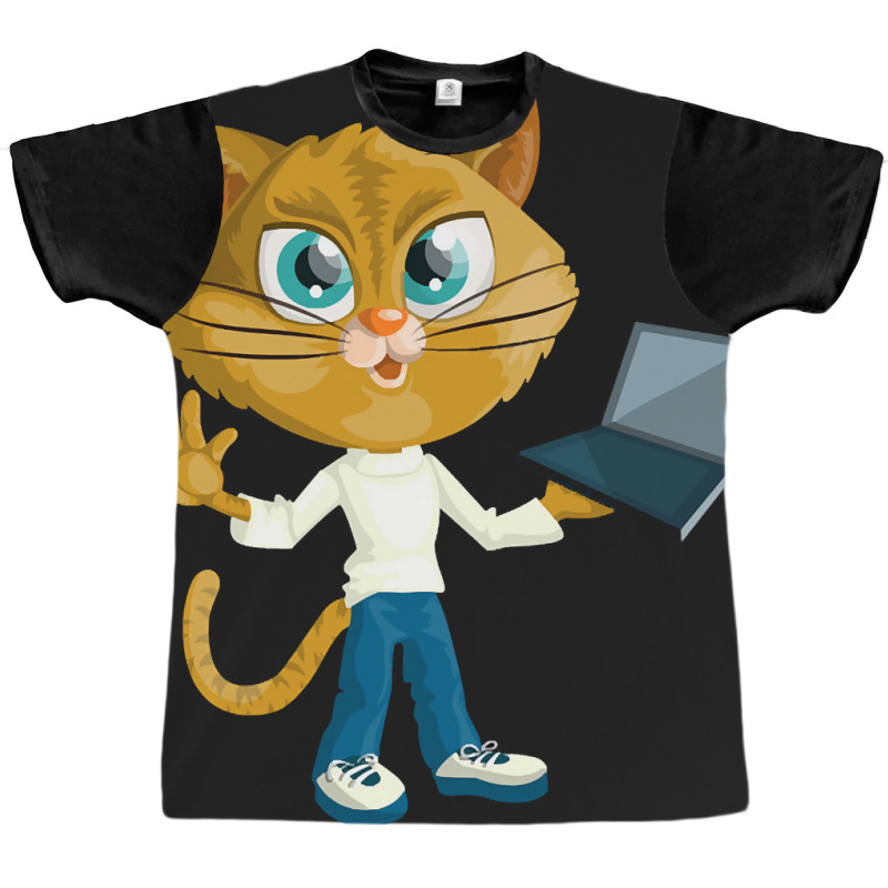 Cat-pzncj Graphic T-shirt by Rios Arevalo | Artistshot