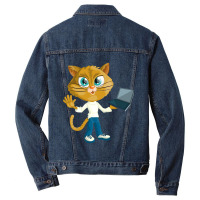 Cat-pzncj Men Denim Jacket | Artistshot