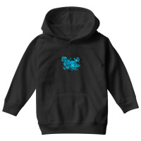 Geomtric Whale Youth Hoodie | Artistshot