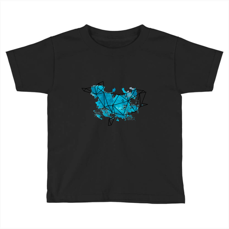 Geomtric Whale Toddler T-shirt by Pannell Quintero | Artistshot