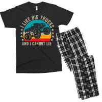 Monster Truck Boys Girls I Like Big Trucks And I Cannot Lie Men's T-shirt Pajama Set | Artistshot