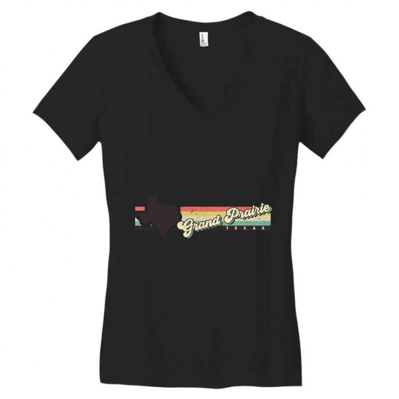 Grand Prairie Texas City Women's V-Neck T-Shirt by Jerhogen528 | Artistshot