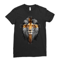 Jesus Lion (2) Ladies Fitted T-shirt | Artistshot