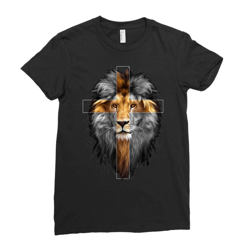 Jesus Lion (2) Ladies Fitted T-Shirt by brumfieldportillo7vlpq8 | Artistshot