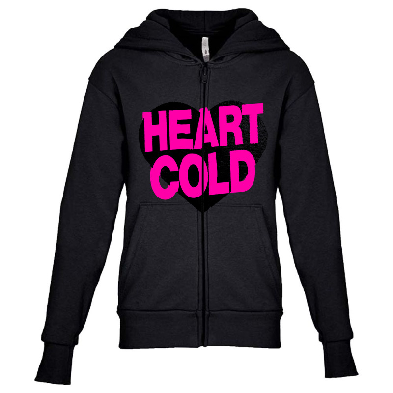 Heart Cold 1 Youth Zipper Hoodie by greggjvandervor | Artistshot