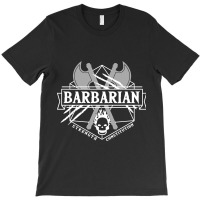 Barbarian (white) T-shirt | Artistshot