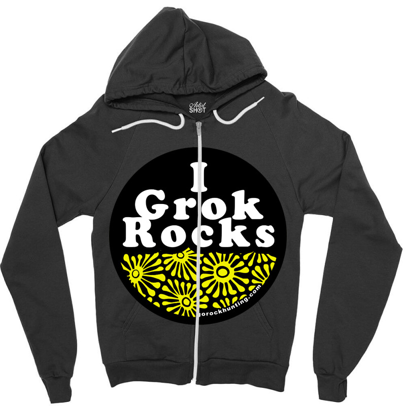 Grok Zipper Hoodie by Jankonen637 | Artistshot