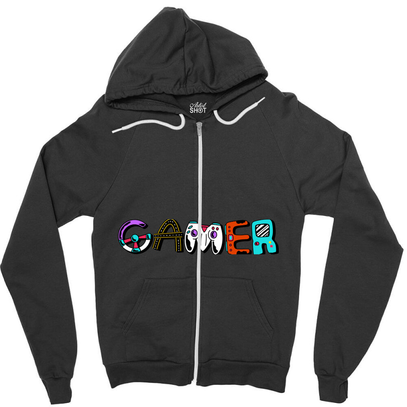 Gamer-cqekx Zipper Hoodie | Artistshot