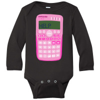 Help Calculator. Long Sleeve Baby Bodysuit | Artistshot