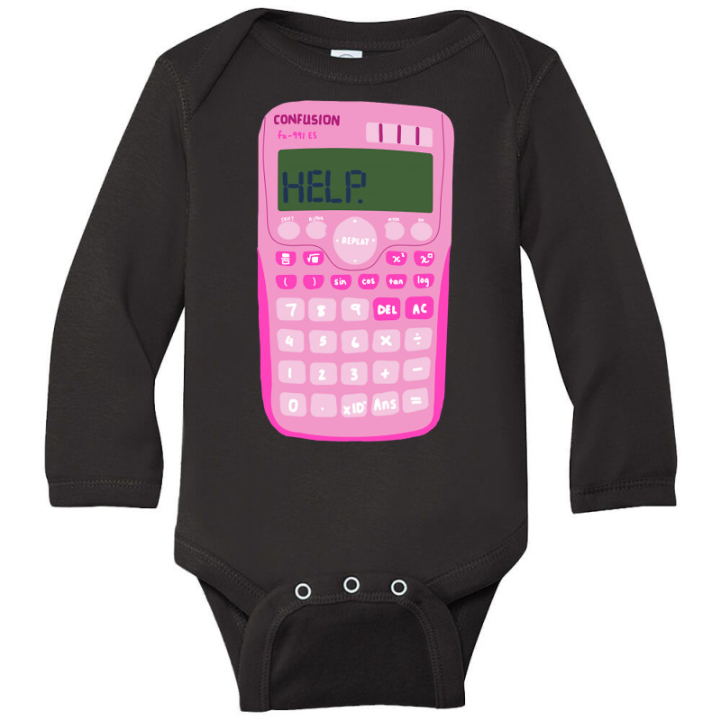 Help Calculator. Long Sleeve Baby Bodysuit by Jerhogen528 | Artistshot