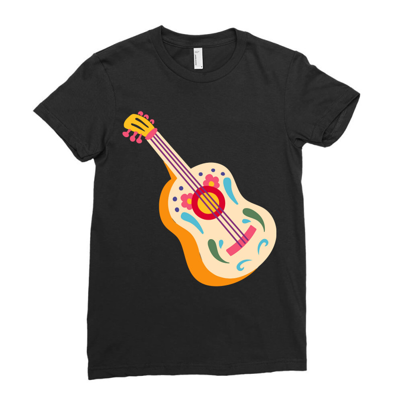 Mexican Guitar Ladies Fitted T-Shirt by poppyallen | Artistshot