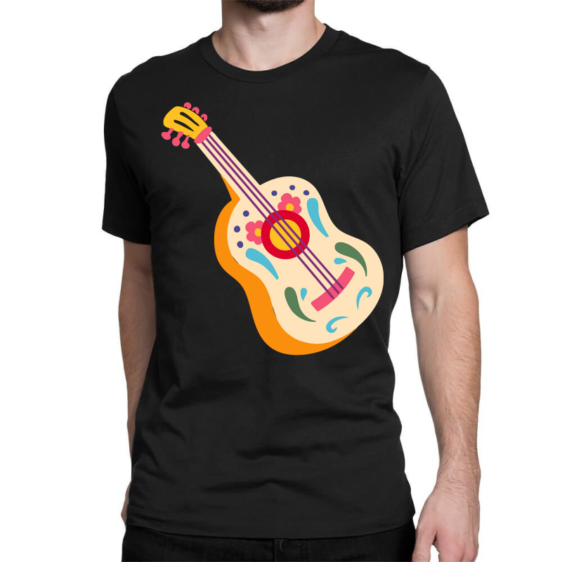 Mexican Guitar Classic T-shirt by poppyallen | Artistshot