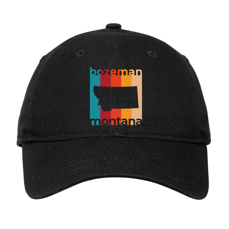 Bozeman Montana Retro Adjustable Cap | Artistshot