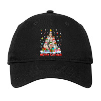 Funny Siberian Cat Lovers Cute Holiday Christmas Tree T Shirt Adjustable Cap | Artistshot