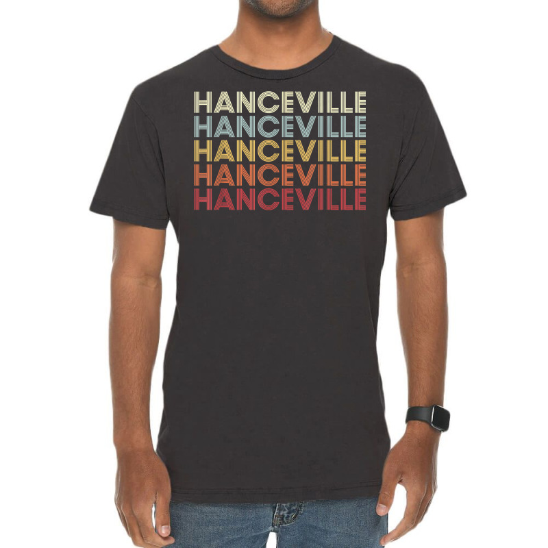 Hanceville Alabama Hanceville Al Retro Vintage Text T Shirt Vintage T-Shirt by gswarnkab | Artistshot