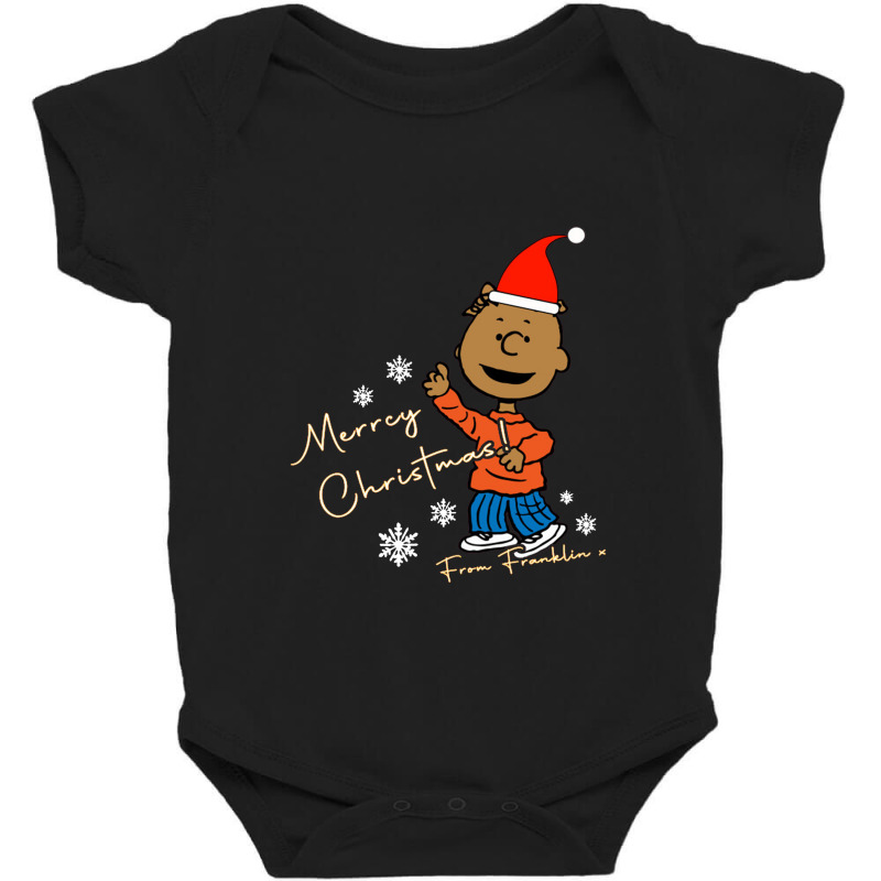 Merry Christmas From Franklin Peanuts   Franklin Baby Bodysuit | Artistshot