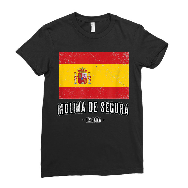 Molina De Segura Spain Es Flag City Top Bandera Ropa Ladies Fitted T-Shirt by JOSEPHDOMINICWILLIS | Artistshot