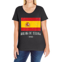 Molina De Segura Spain Es Flag City Top Bandera Ropa Ladies Curvy T-shirt | Artistshot