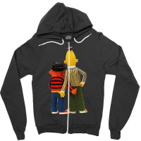 Real Love Bert And Ernie Zipper Hoodie | Artistshot