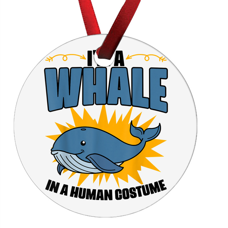 Funny Whale Marine Mammal Animal Sea Life Marine Biologist T Shirt Ornament | Artistshot