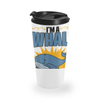 Funny Whale Marine Mammal Animal Sea Life Marine Biologist T Shirt Travel Mug | Artistshot