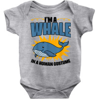 Funny Whale Marine Mammal Animal Sea Life Marine Biologist T Shirt Baby Bodysuit | Artistshot