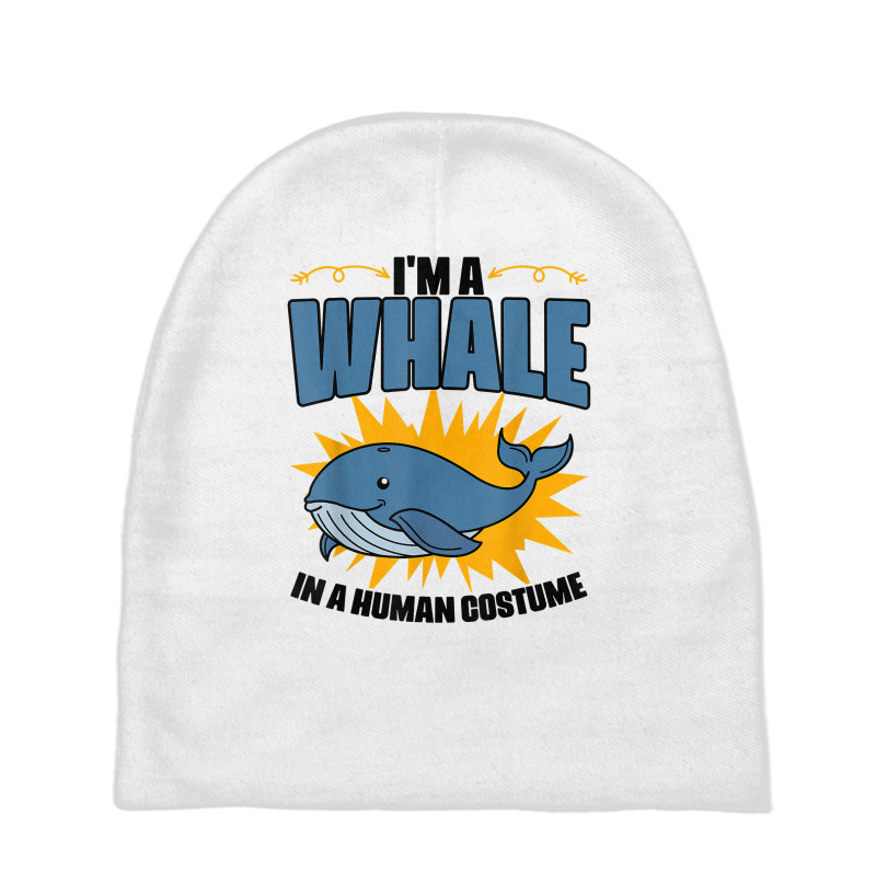 Funny Whale Marine Mammal Animal Sea Life Marine Biologist T Shirt Baby Beanies | Artistshot