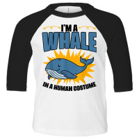 Funny Whale Marine Mammal Animal Sea Life Marine Biologist T Shirt Toddler 3/4 Sleeve Tee | Artistshot