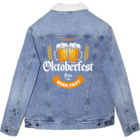 Oktoberfest Germany Beer Fest Unisex Sherpa-lined Denim Jacket | Artistshot