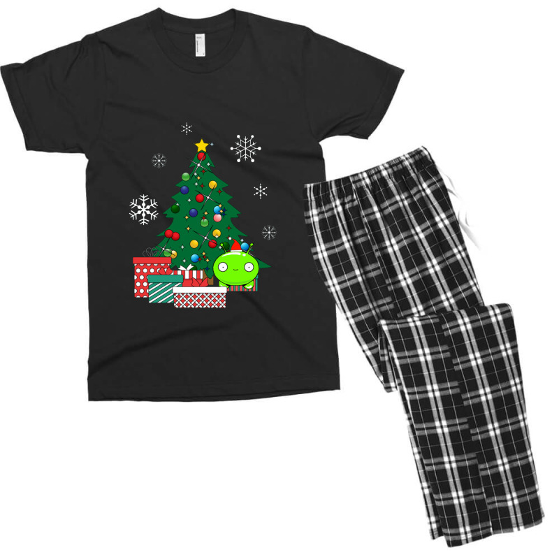 Mooncake Around The Christmas Tree Final Space Men's T-shirt Pajama Set by dominobabuk | Artistshot