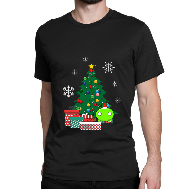 Mooncake Around The Christmas Tree Final Space Classic T-shirt by dominobabuk | Artistshot