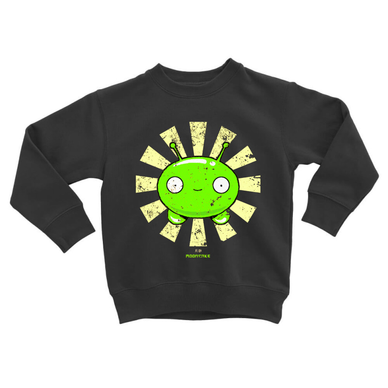 Mooncake Retro Japanese Final Space Toddler Sweatshirt by dominobabuk | Artistshot