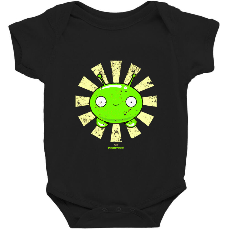 Mooncake Retro Japanese Final Space Baby Bodysuit by dominobabuk | Artistshot