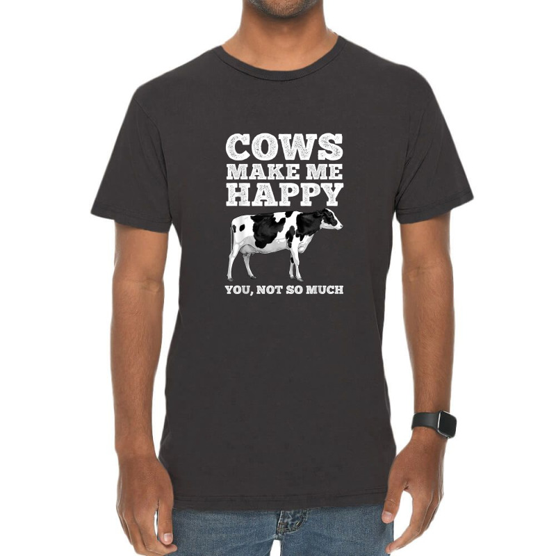 Cool Cow Art For Men Women Cow Farmer Dairy Cows Farm Animal Vintage T-shirt | Artistshot