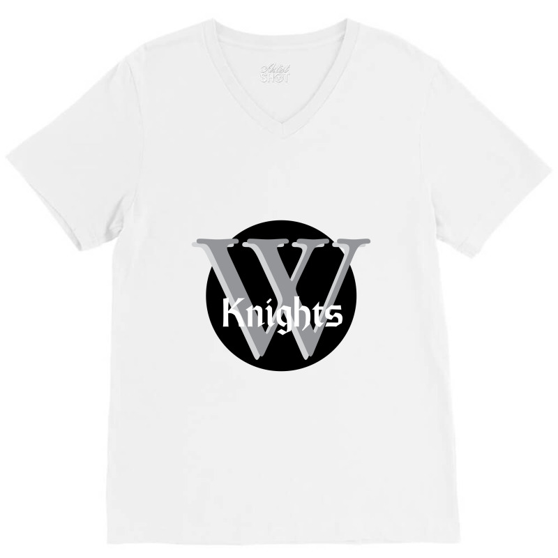 Wartburg Knight V-neck Tee | Artistshot