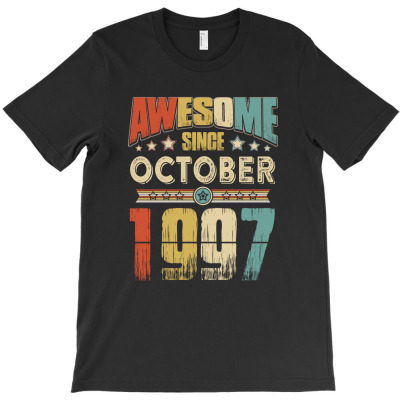 Awesome Since October 1997 T-shirt Designed By Hung Pham