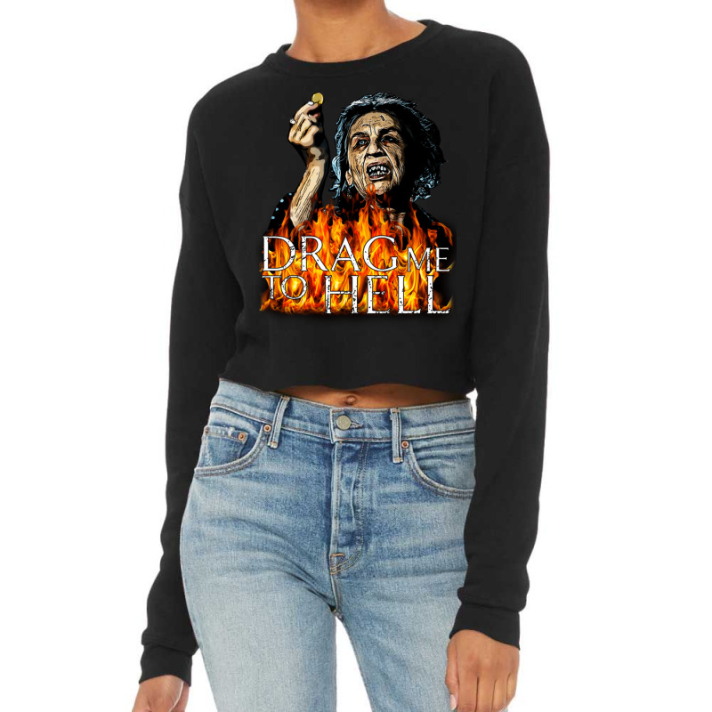 Drag Me To Hell Cropped Sweater by MabellaPennachio | Artistshot