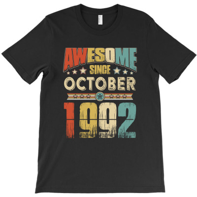Awesome Since October 1992 T-shirt Designed By Hung Pham