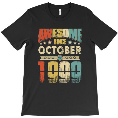 Awesome Since October 1999 T-shirt Designed By Hung Pham