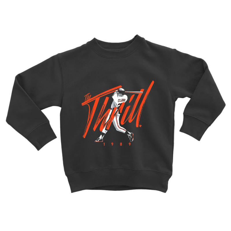 Officially Licensed Will Clark Will Clark The Thrill Toddler Sweatshirt by yumgaugeteuda | Artistshot