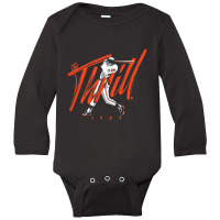 Officially Licensed Will Clark Will Clark The Thrill Long Sleeve Baby Bodysuit | Artistshot