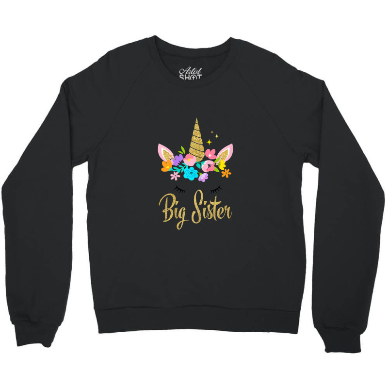 Kids Unicorn Big Sister Shirt I'm Going To Be A Big Sister T Crewneck Sweatshirt | Artistshot