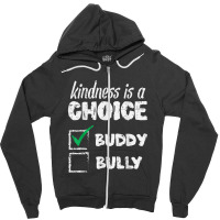 Kindness Is A Choice Orange Anti Bullying Unity Day Kids Zipper Hoodie | Artistshot