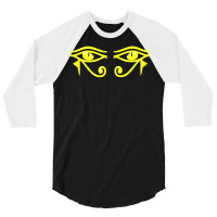 Pharaoh Eye Of Horus Eye Of Ra Ancient Egyptian God 3/4 Sleeve Shirt | Artistshot